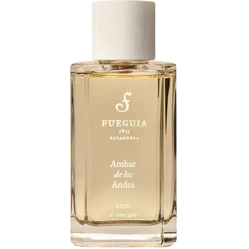 Ámbar de los Andes Fueguia 1833 2016 Perfume
